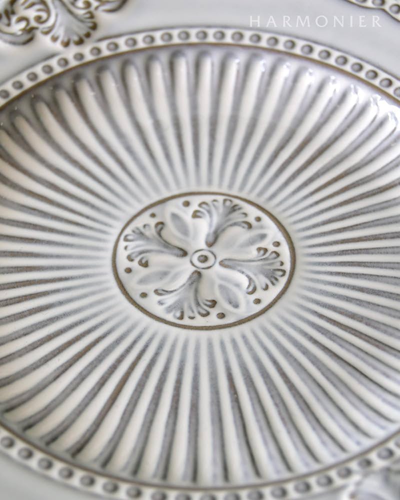 Amazon.co.jp: ディアナプレートグレーS/21cm ケーキ皿 サラダ